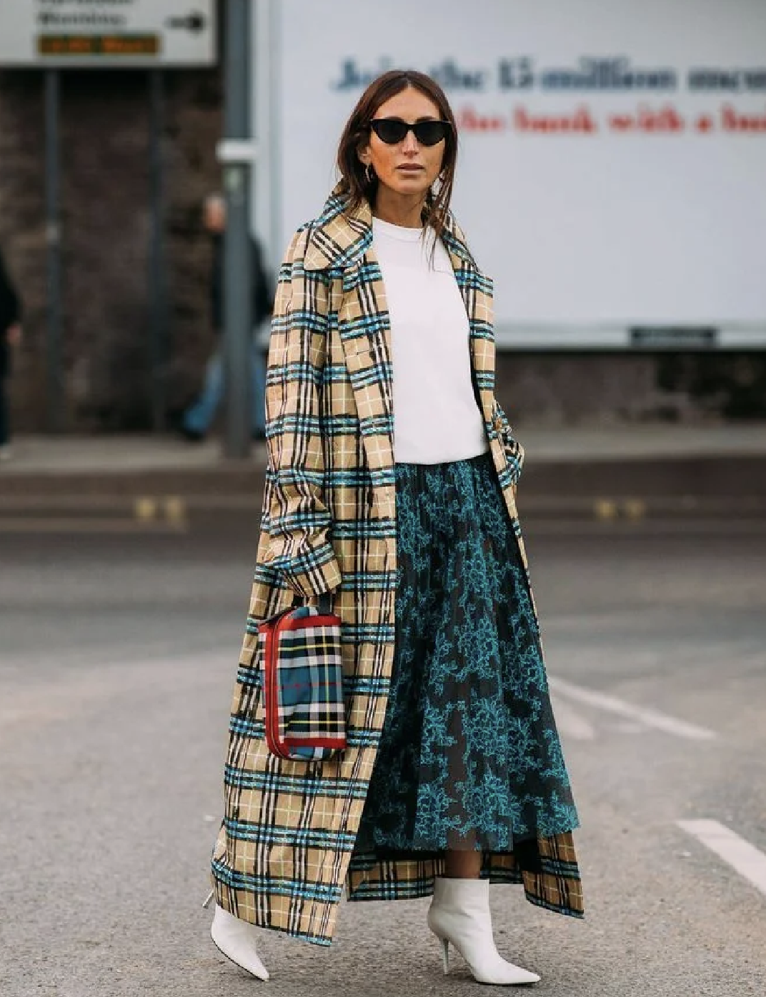 Printed skirts are a new trend.
