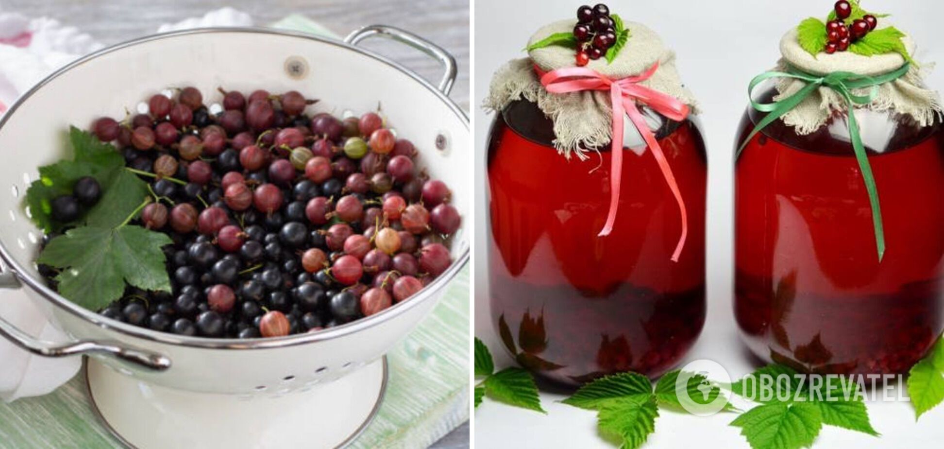 Delicious berry compote for winter: you will need 4 components
