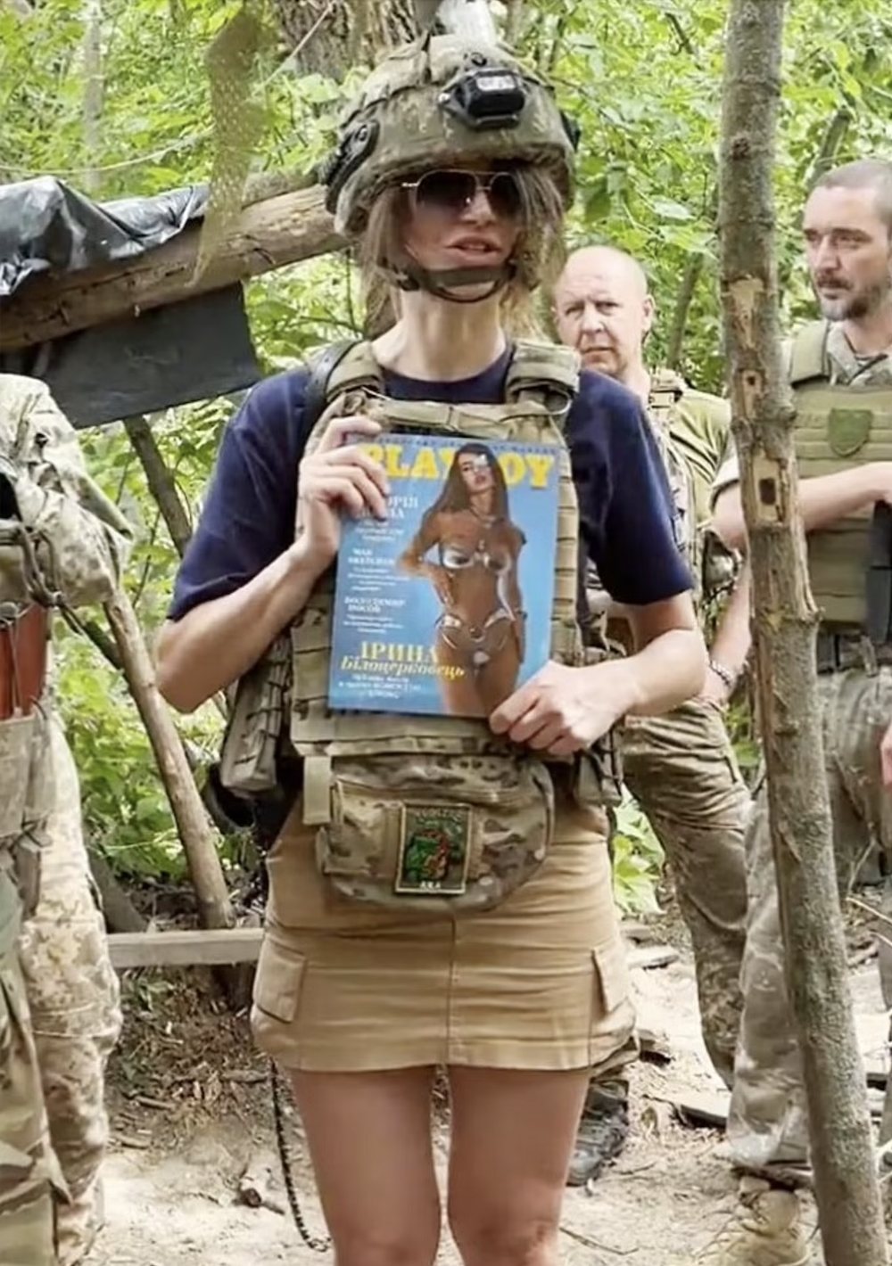 Ukrainian woman who lost her eye in a Russian missile strike is on the cover of Playboy