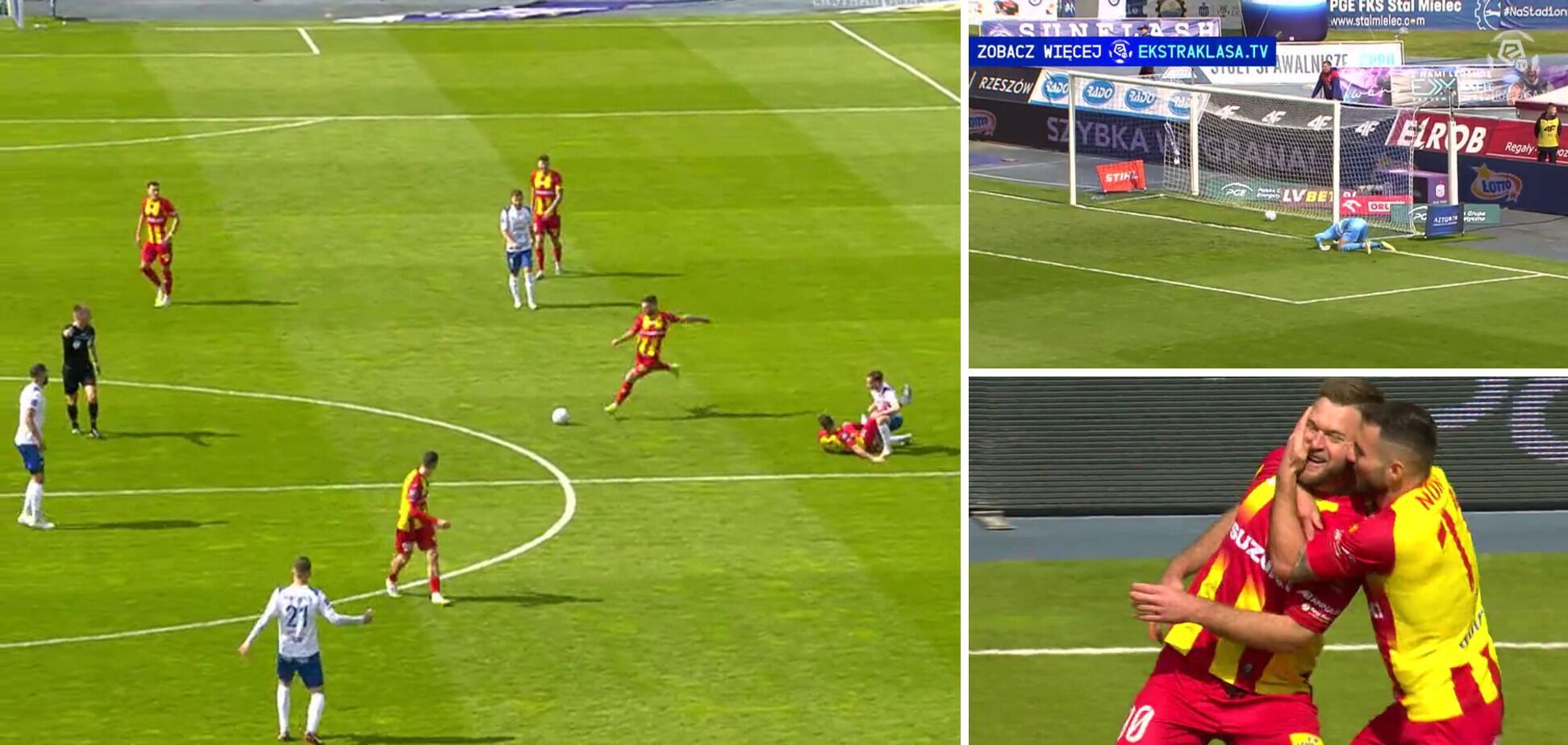 €55 million goalkeeper conceded a goal from the center of the field in his first match. Video