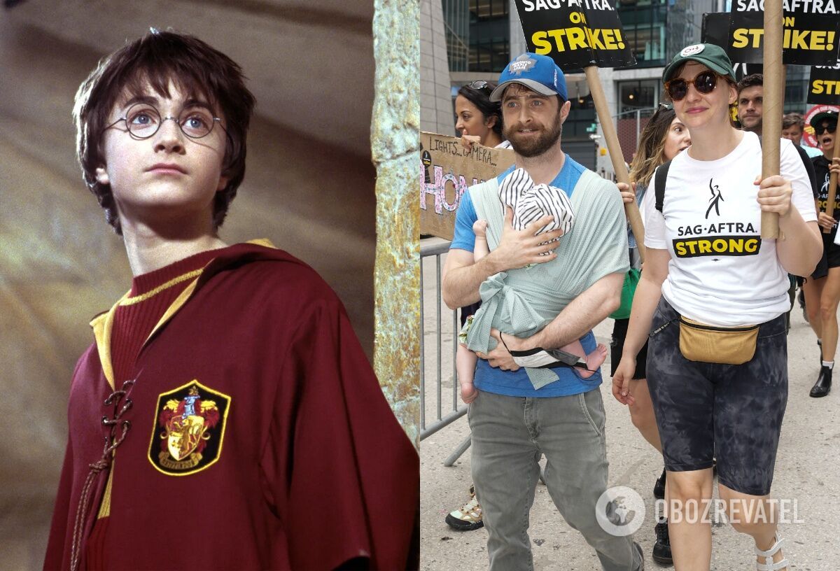 Daniel Radcliffe, Rupert Grint and other actors from the Harry Potter films who became parents. Photo