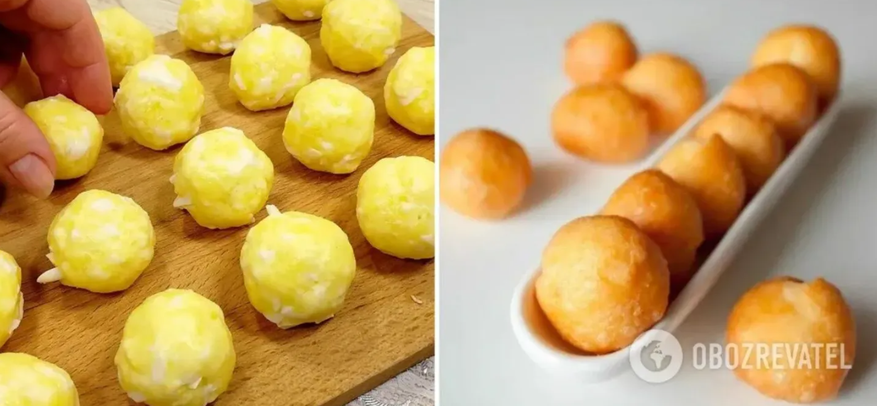 How to make mashed potato and cheese balls