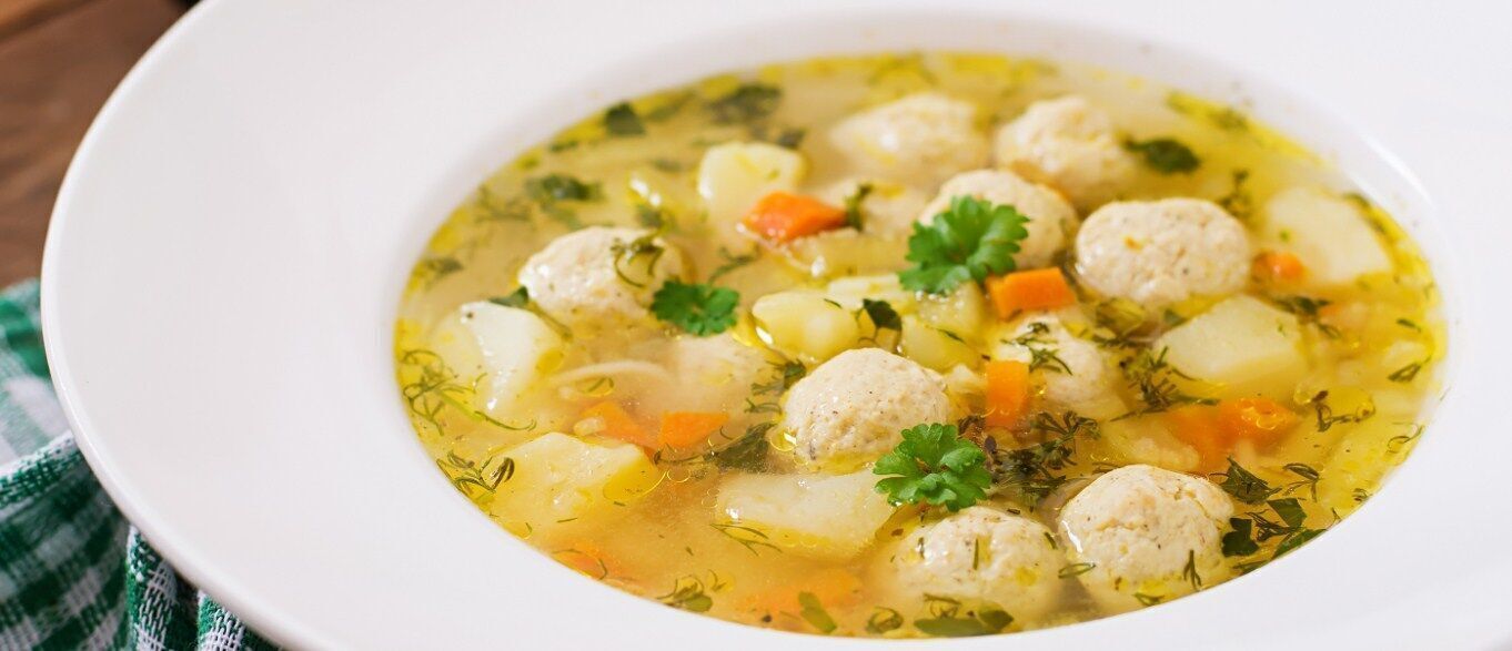 Delicious homemade soup