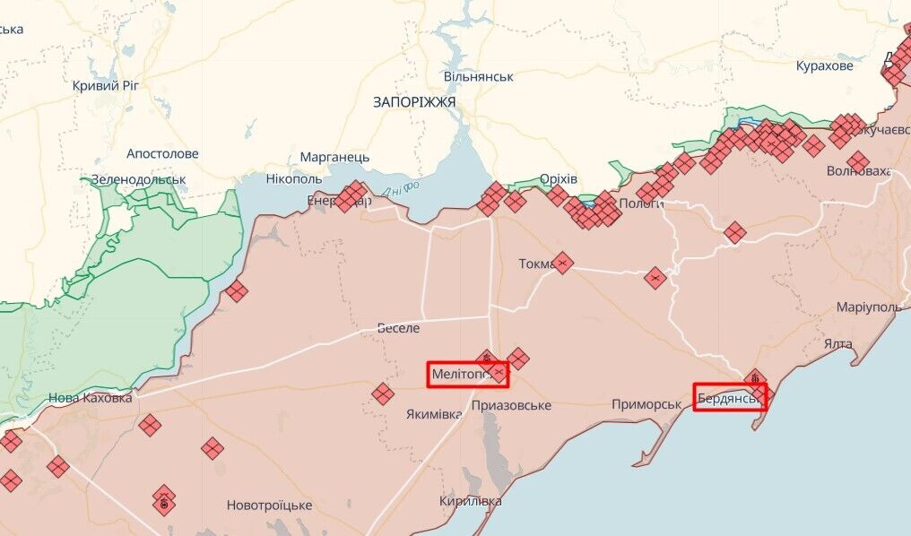 AFU conducts offensive on Melitopol and Berdyansk directions, two enemy control centers destroyed - General Staff