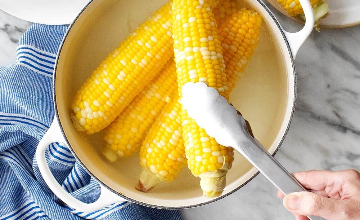 How to boil corn properly