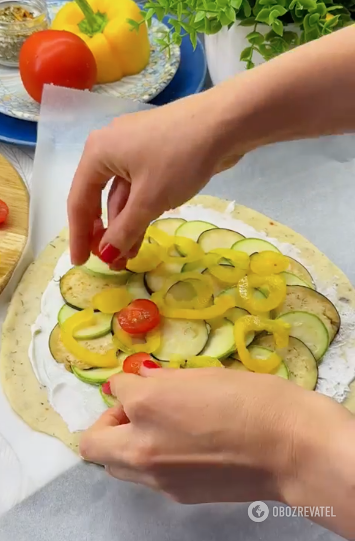 How to make a delicious vegetable filled galette