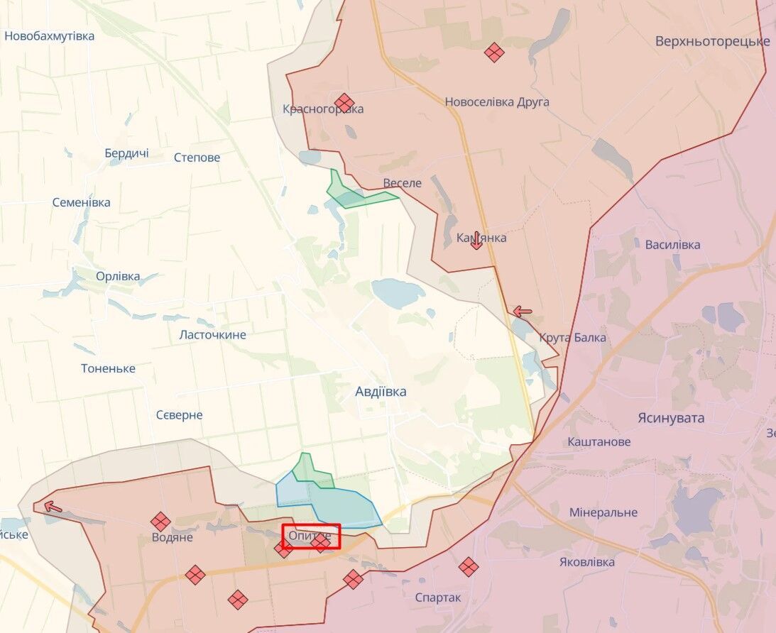 AFU occupies part of Opytne near Avdiivka in brilliant operation - city military administration
