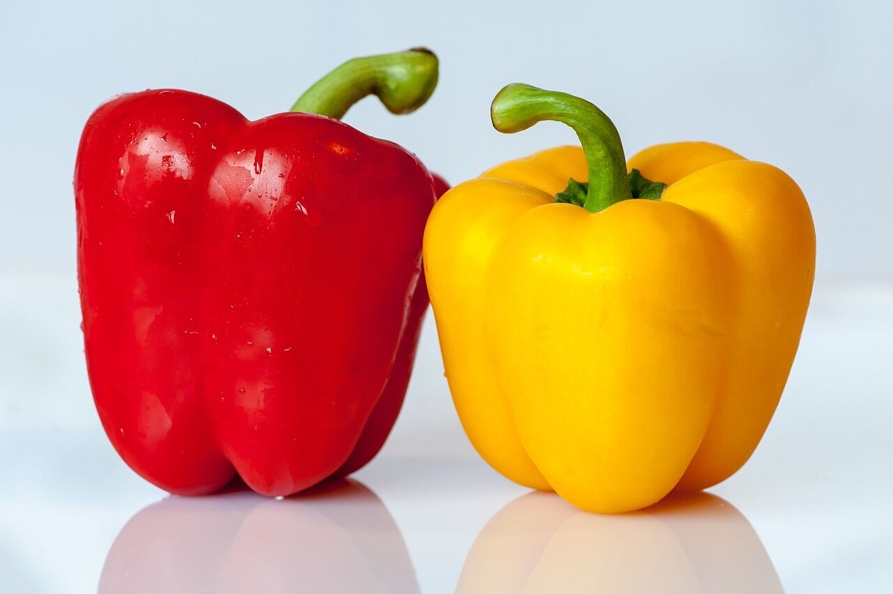 Why bell peppers should not be boiled or fried