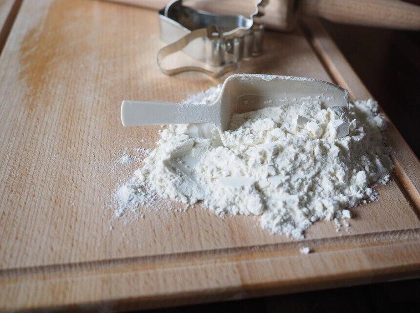 Flour for making pancakes