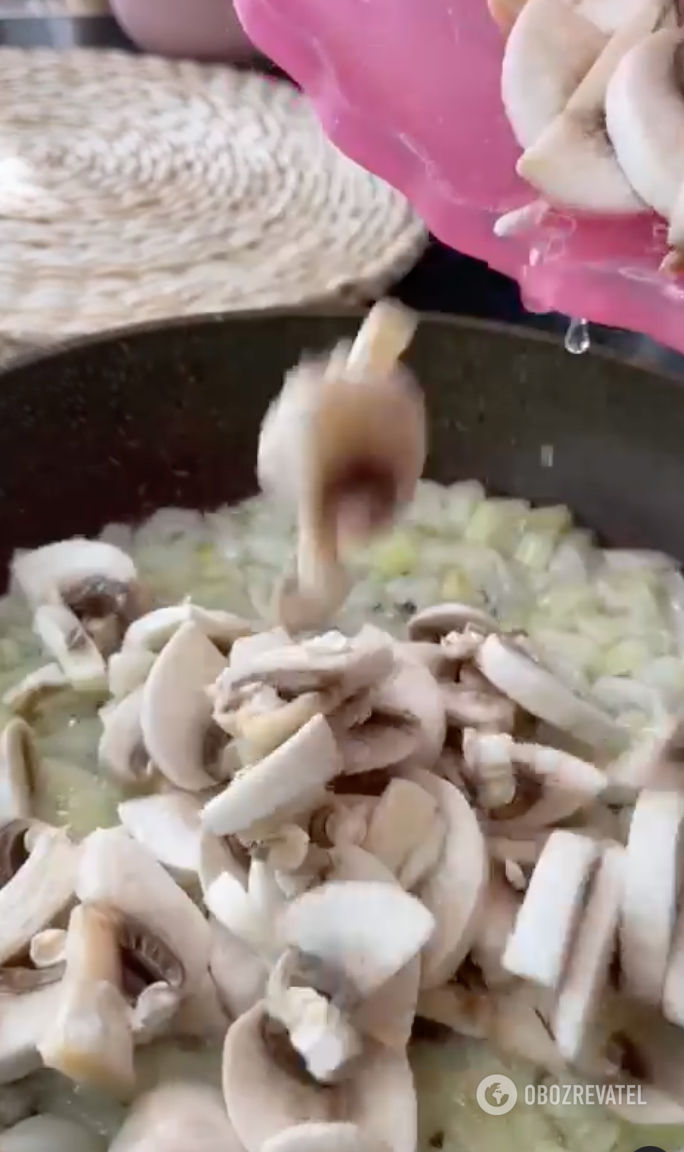 Mushroom filling