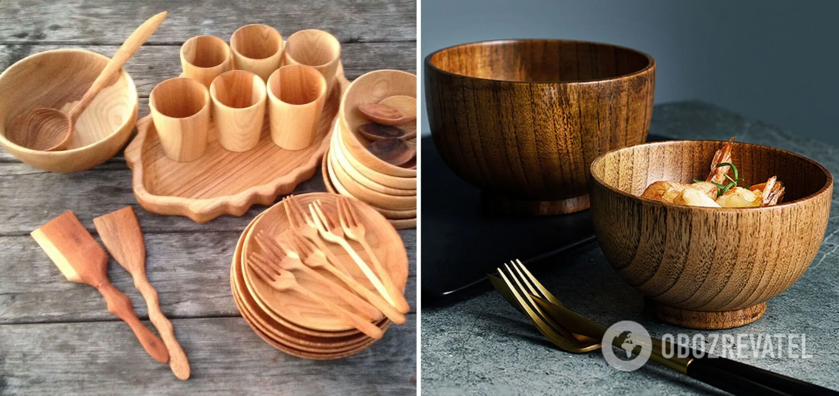 How not to wash wood dishes