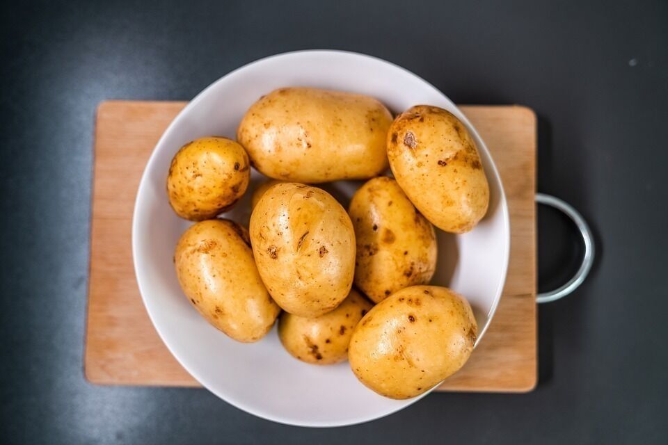 Home-grown potatoes for cooking savoury and delicious dishes