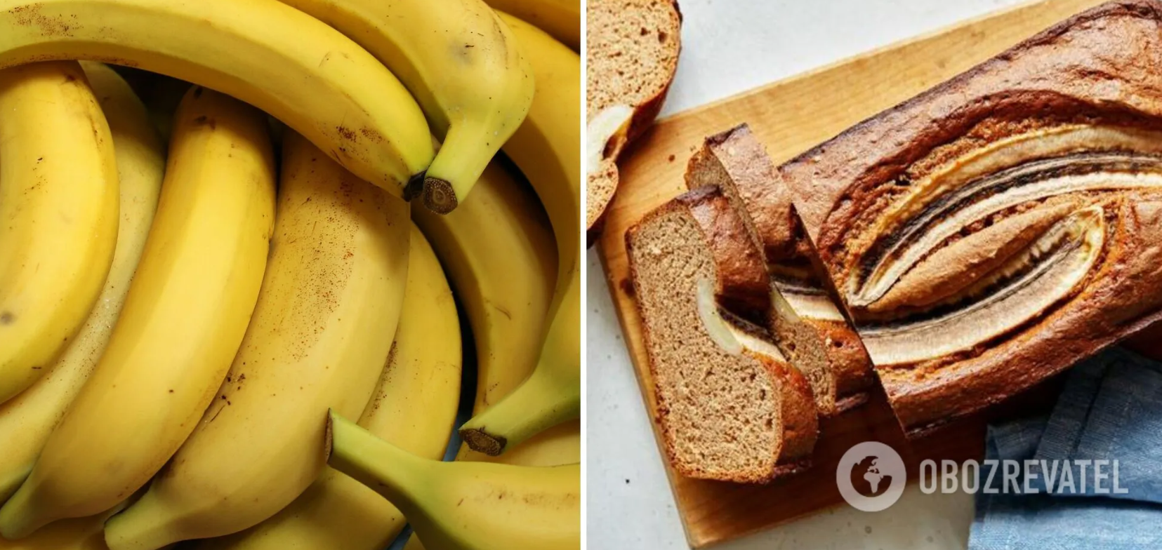 Banana bread with nuts