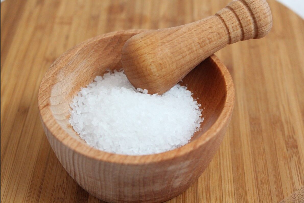 Salt for cleaning cups