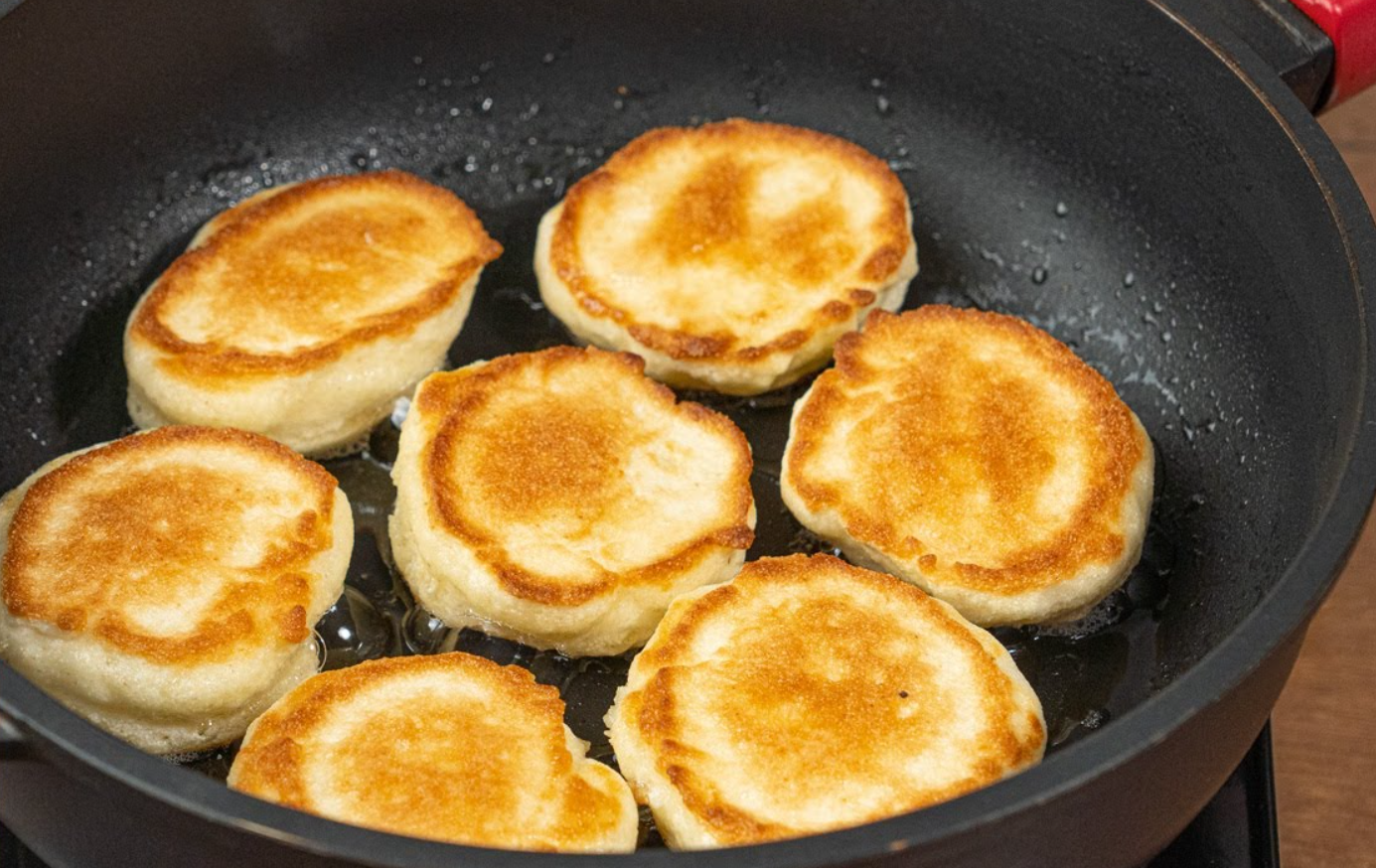 Fluffy homemade pancakes