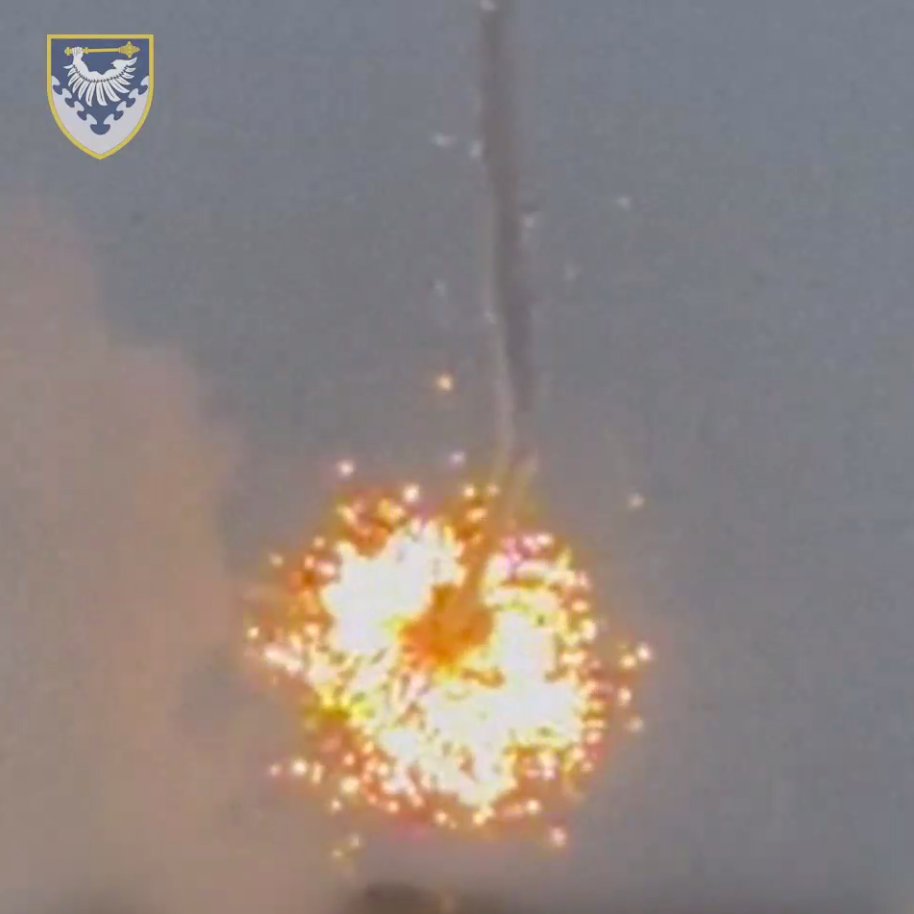 The Air Force showed how they shot down Russian missiles over Odesa region. Video
