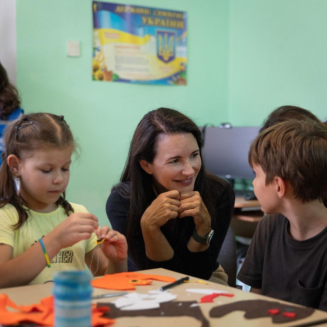 Sex and the City star meets with Ukrainian refugees: I am honored. Photo