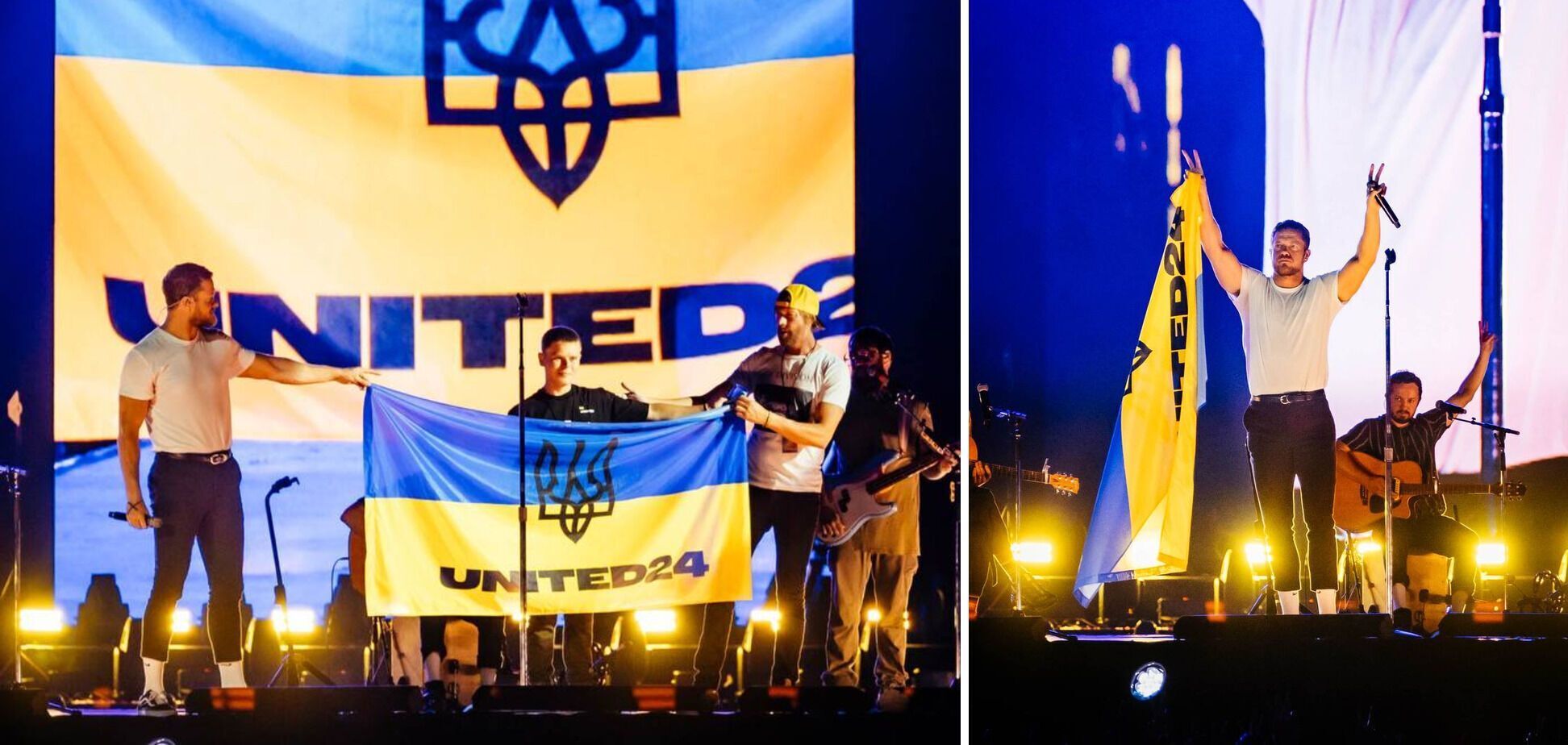 Imagine Dragons scandal in Georgia: a fan was not allowed to unfurl the Ukrainian flag and the musicians did not react