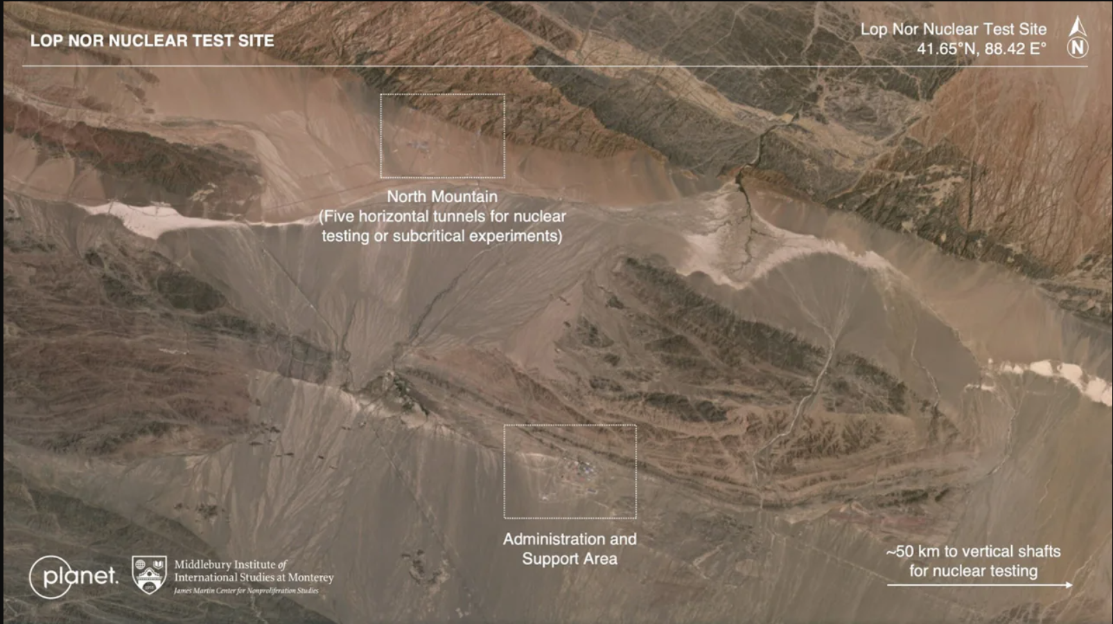 New facilities and tunnels: Russia, the US, and China are actively building nuclear test sites. Satellite photos