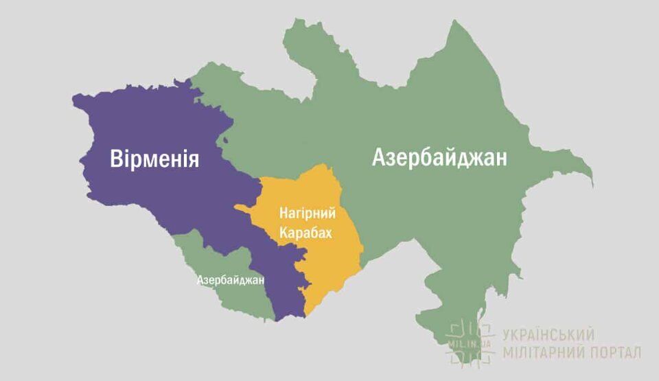 Nagorno-Karabakh on the map