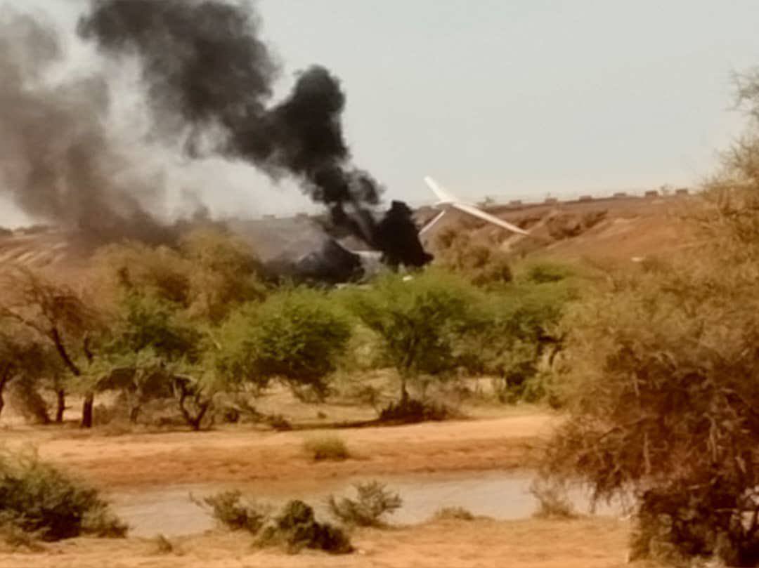 Ilyushin Il-76 military transport aircraft linked to Wagner mercenaries crashed in Mali. Photo