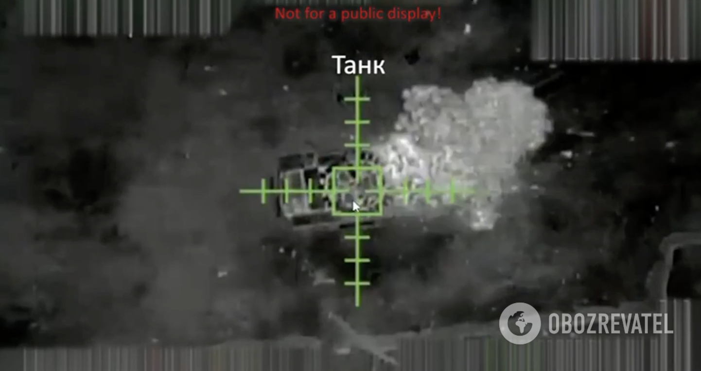Ukrainian soldiers destroyed an occupier's tank for 2.5 million dollars. Video