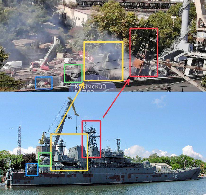 The Ukrainian Armed Forces disclosed enemy losses as a result of a strike on the ropucha-class landing ship ''Minsk'': all the details