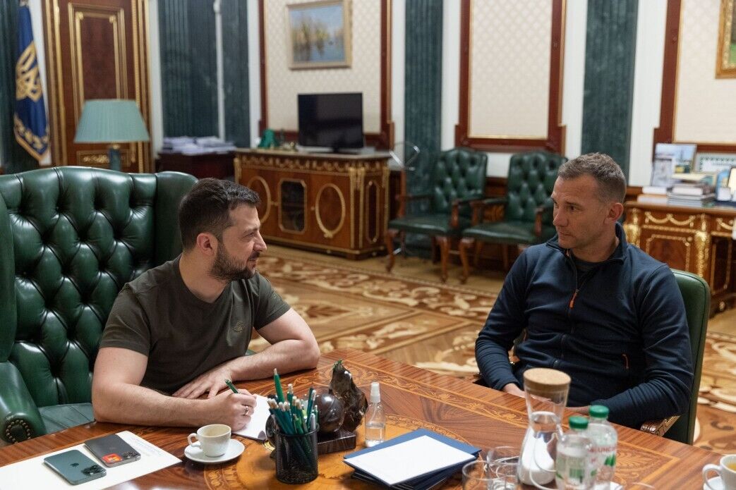 Zelensky appointed former Ukraine national team coach Andriy Shevchenko as his freelance advisor