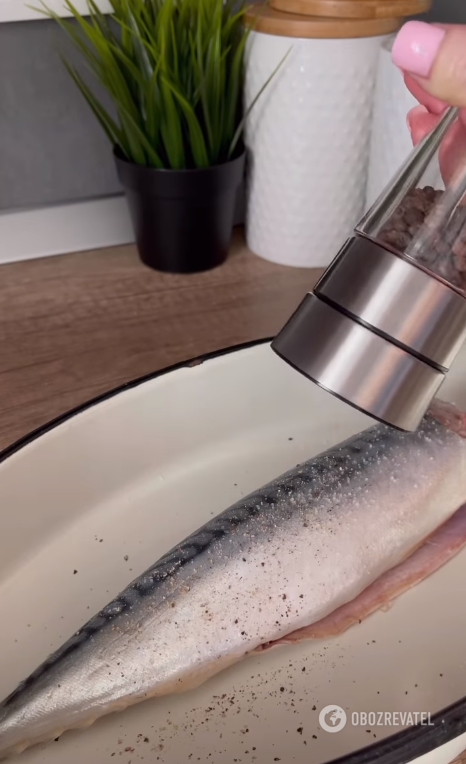 How to bake mackerel to make it juicy 
