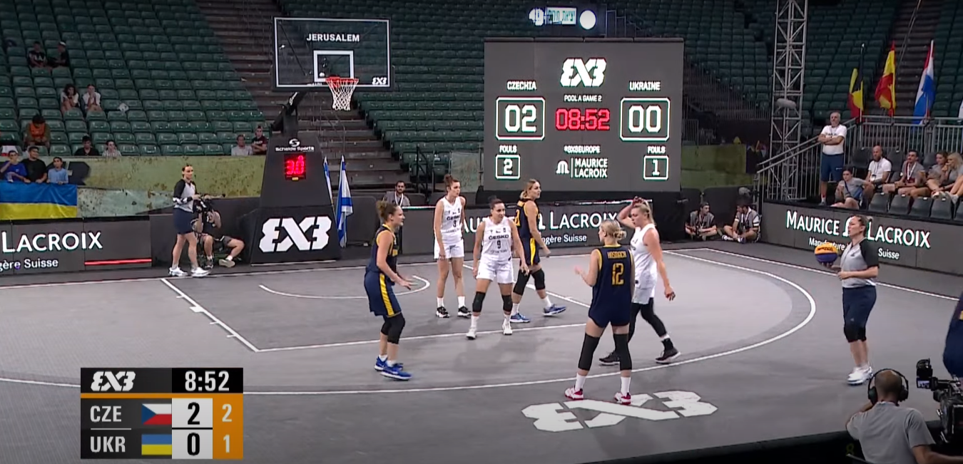 Ukrainians lost the second match at the European 3x3 Basketball Championship
