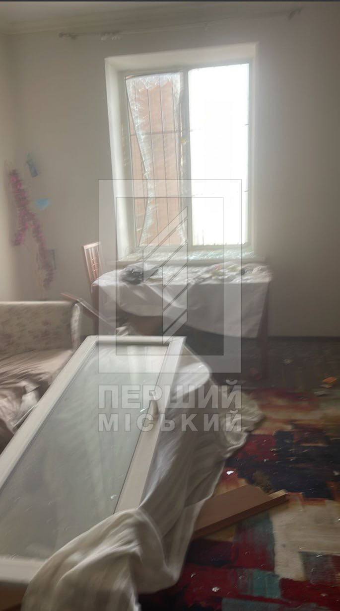 The police administrative building in Kryvyi Rih was hit: one person killed, 59 injured. Photo