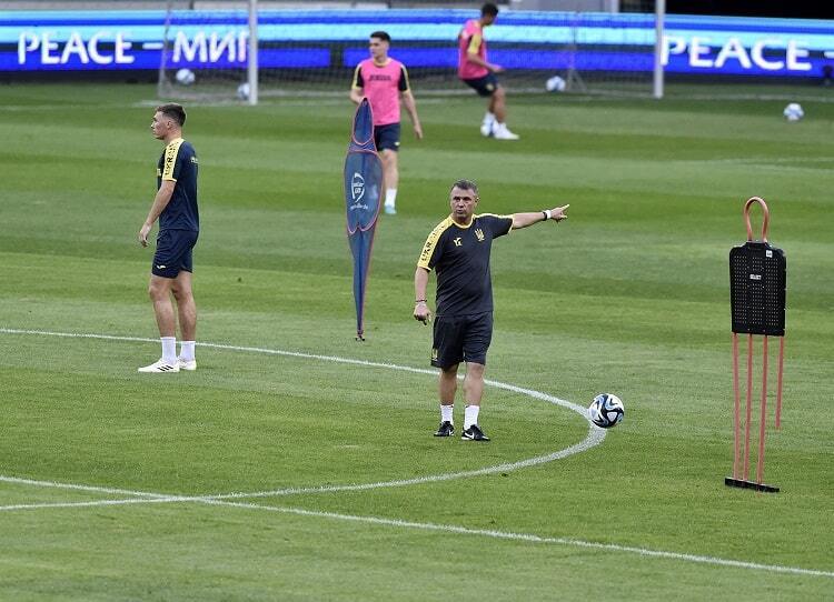 Rebrov excluded three players from Ukraine's squad before the match with England
