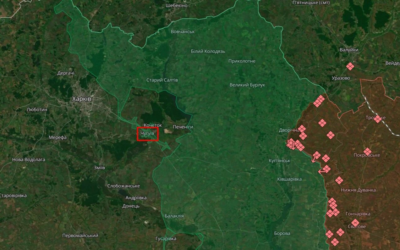 Russians attacked Kharkiv region: Chuhuiv was shelled with S-300 missiles. Photo