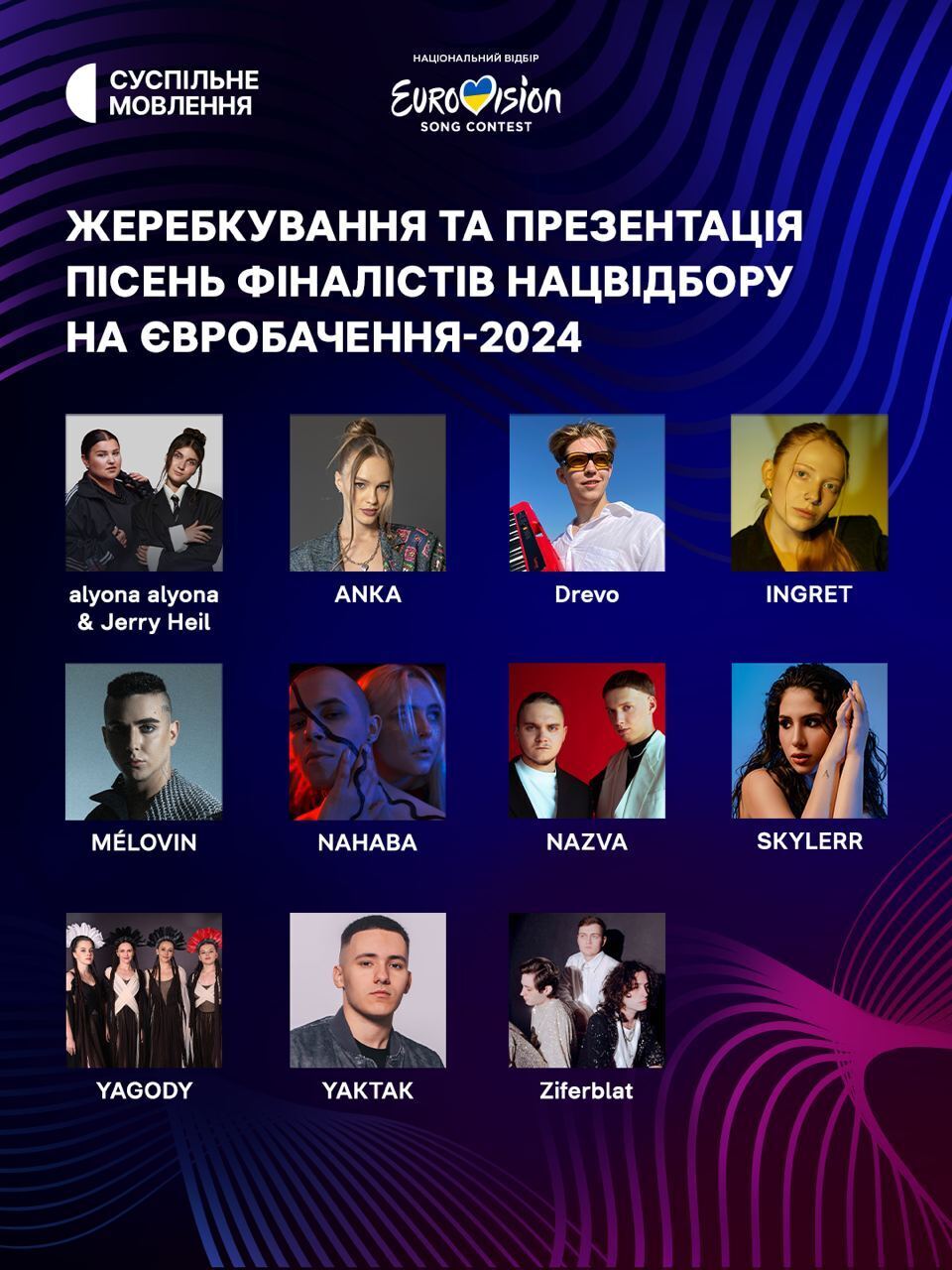 Eurovision Song Contest 2024 finalists presented their songs: in what order the participants will perform in