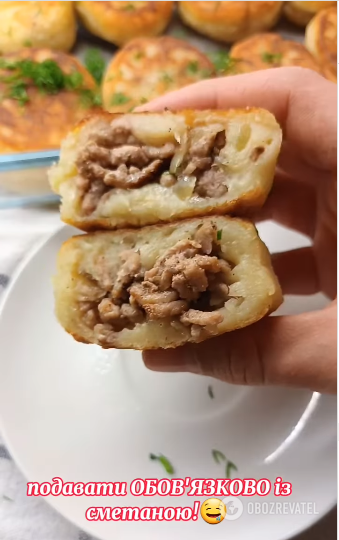 Potato zrazy with two fillings: how to make them so they don't fall apart
