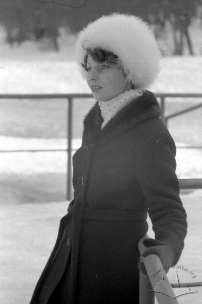 A self-sewn hat. Kyiv, 1981.