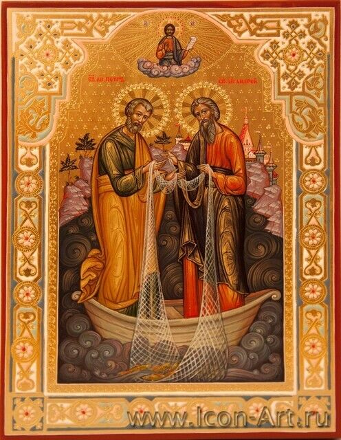 Two brothers - the Apostles Peter and Andrew the First-Called