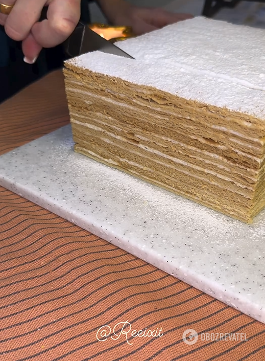 Improved ''Honey Cake'' with thin layers that soak perfectly