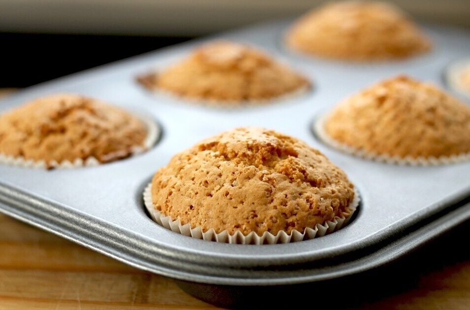 Banana muffins that always turn out fluffy