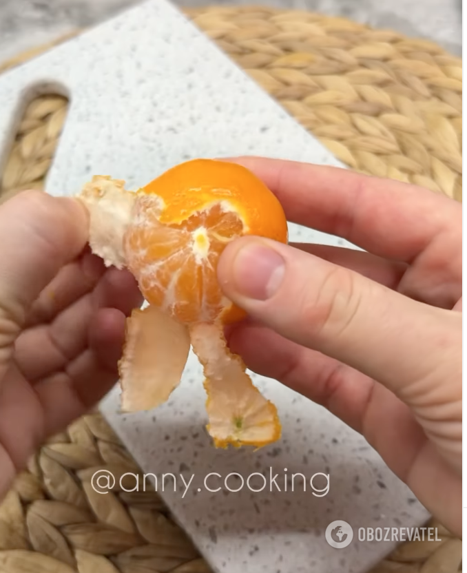 Tangerines for salad