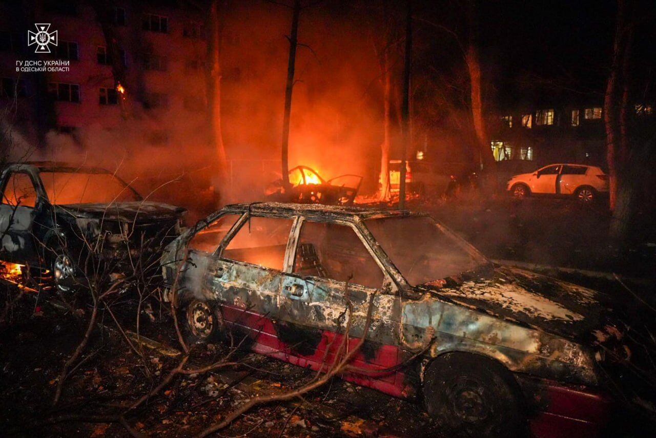 Russia attacked Odesa with Shahed drones, there is destruction and victims. Photos 