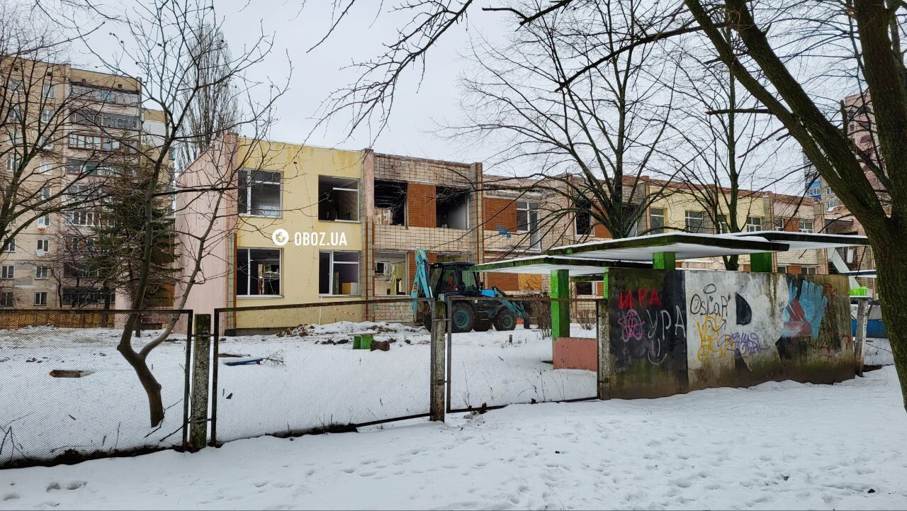 How a kindergarten in Brovary looks after being damaged during the helicopter crash: What will happen to the facility. Photos