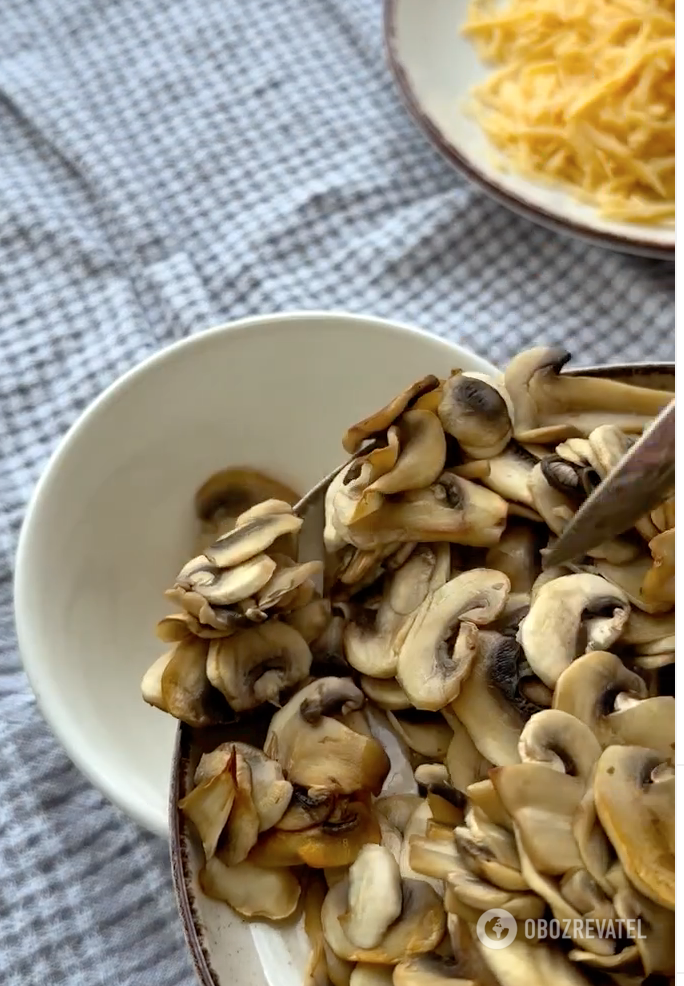 Fried mushrooms