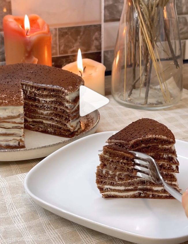 Ready-made pancake cake
