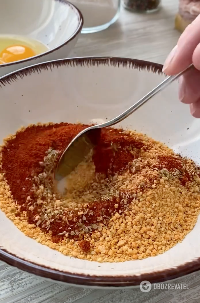 Breadcrumbs with spices