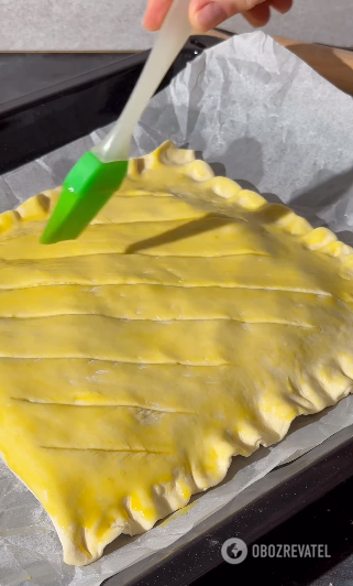 Spinach and cheese pie: an interesting option for a snack
