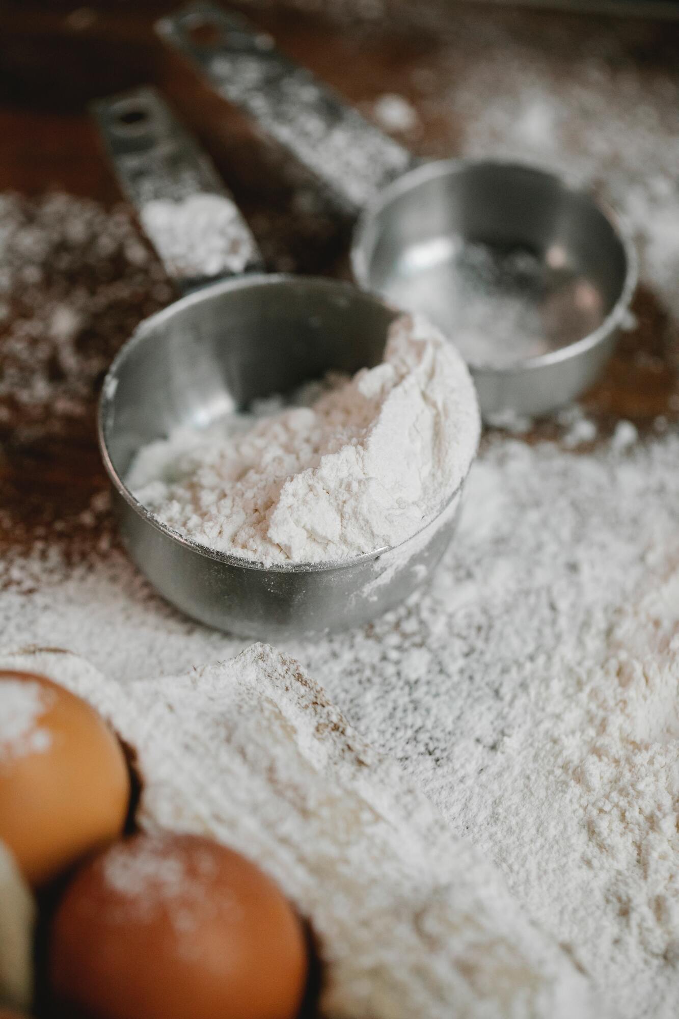 Flour and eggs