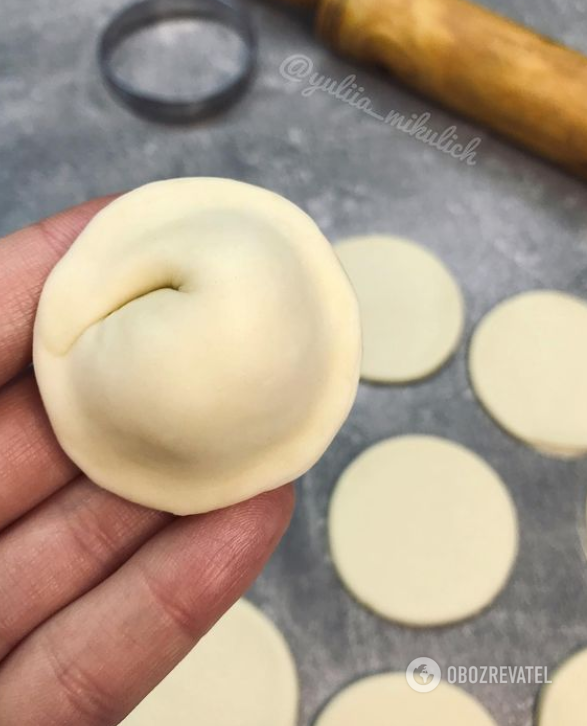 Perfect dough for homemade dumplings: non-sticky and rolls out well