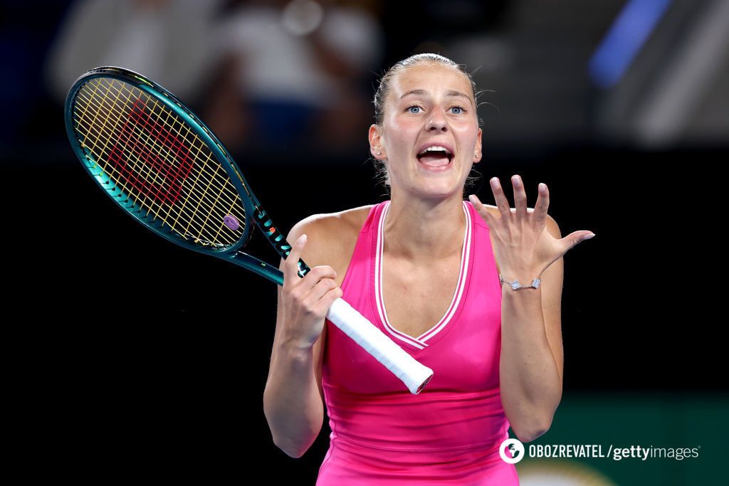 The Ukrainian tennis player reached the 1/8 finals of the Australian Open for the first time