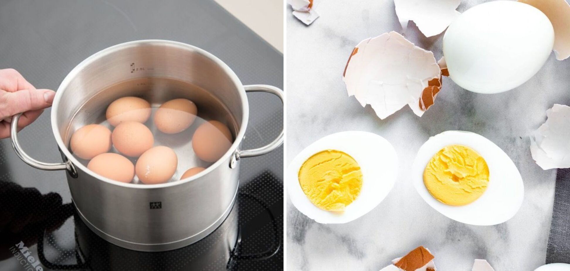 How to boil the perfect eggs for a salad